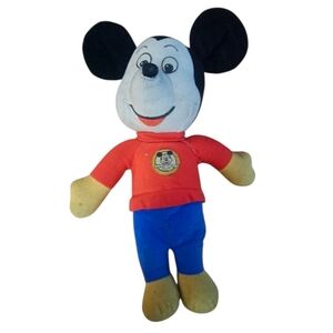 Vintage Knickerbocker Walt Disney Mickey Mouse Club Plush Toy